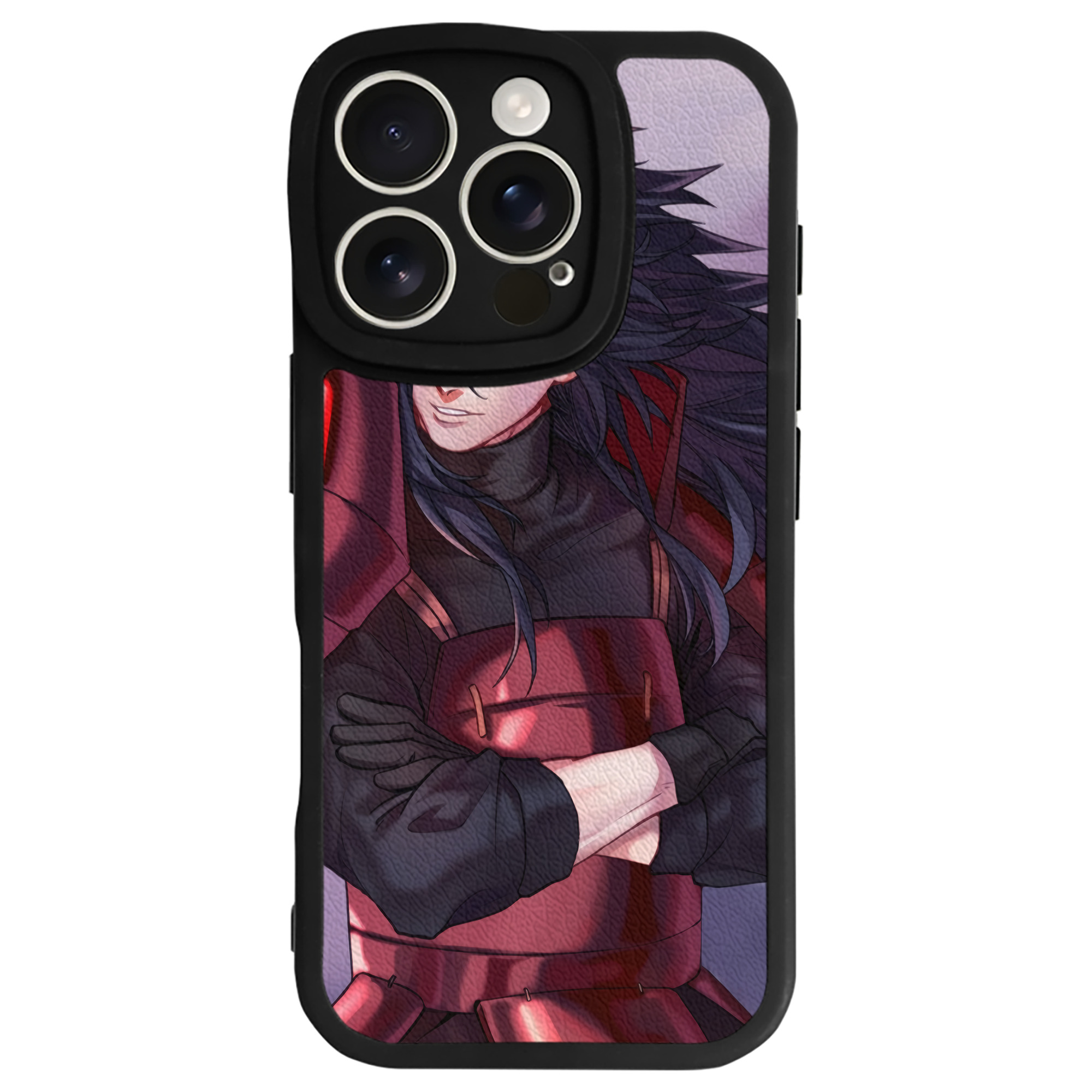 （画像用） NARUTO -ナルト- NARUTO -ナルト- 疾風伝 【iPhone 16シリーズ対応】シリコンスマホケース（レザー調） 材質：シリコン